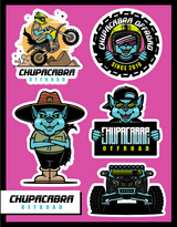 Chupacabra Offroad Sticker Sheet Chupacabra Offroad