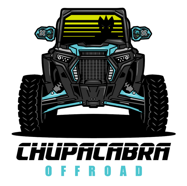 Chupacabra Offroad Polaris RZR Sticker 4" Chupacabra Offroad