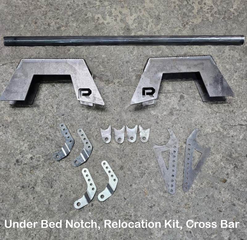 2007-2013 Silverado Under Bed Notch & Shock Relocation Combo