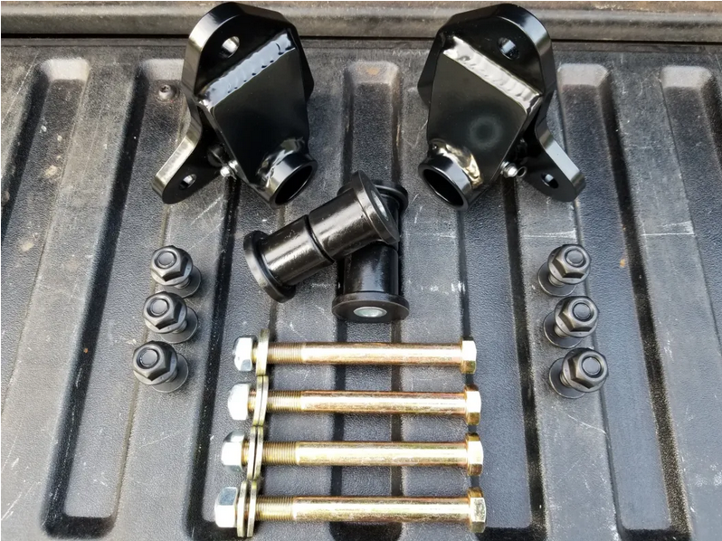 FFS Four Wheel Drive Front Spring Hanger Brackets and Shackles Far From Stock