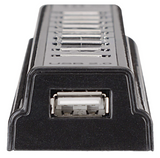 Hi-Speed USB Desktop Hub with 10 USB 2.0 Type-A Ports TekShack