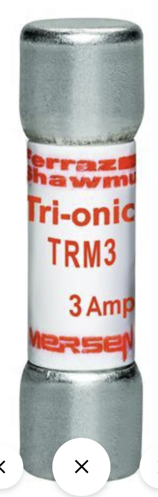TRM3 - Mersen / Ferraz Shawmut - Low Voltage Fuse 3 Amp - 250 Volt TekShack