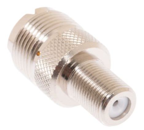 F-Type Female to UHF Female (SO239) Adapter TekShack