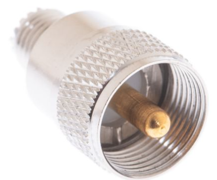 Mini UHF Female to UHF Male (PL259) Adapter TekShack