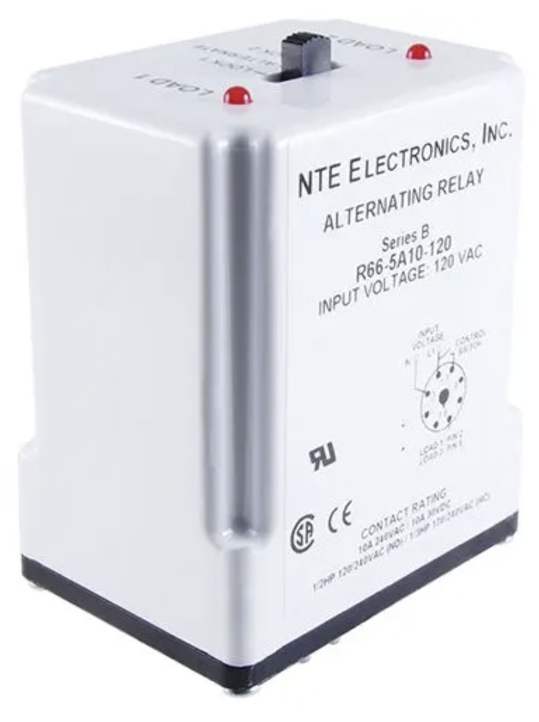NTE RLY352 RELAY-ALTERNATING,24VAC NTE