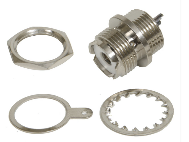 Chassis Mount SO-239 Coaxial Connector TekShack