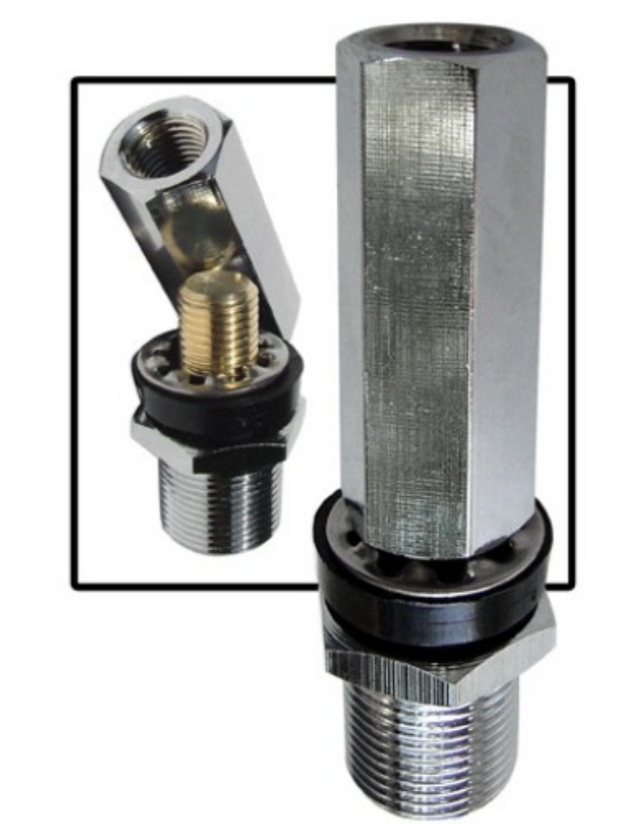 ProComm 1 1/2" Long Coupler Nut with SO239 TekShack