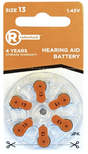 RadioShack Hearing Aid Battery, Size 13, 6 Pack, 2302524 Radio Shack