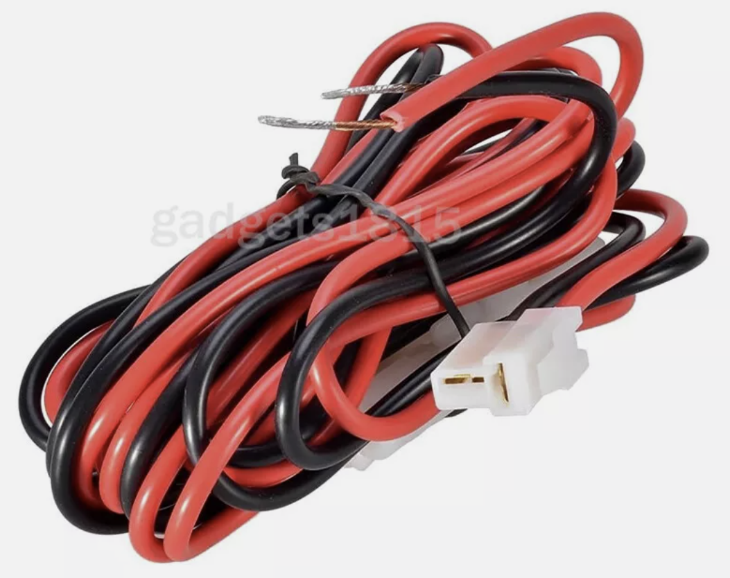 Dual Fused DC Power Cable T-Shape Plug TekShack