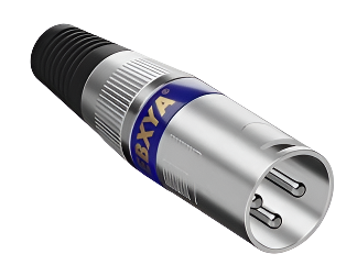 EBXYA XLR, 3 Pins Male Microphone Audio Cable Connector 1 Pack BLUE TekShack