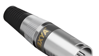 EBXYA XLR, 3 Pins Male Microphone Audio Cable Connector 1 Pack GRAY TekShack