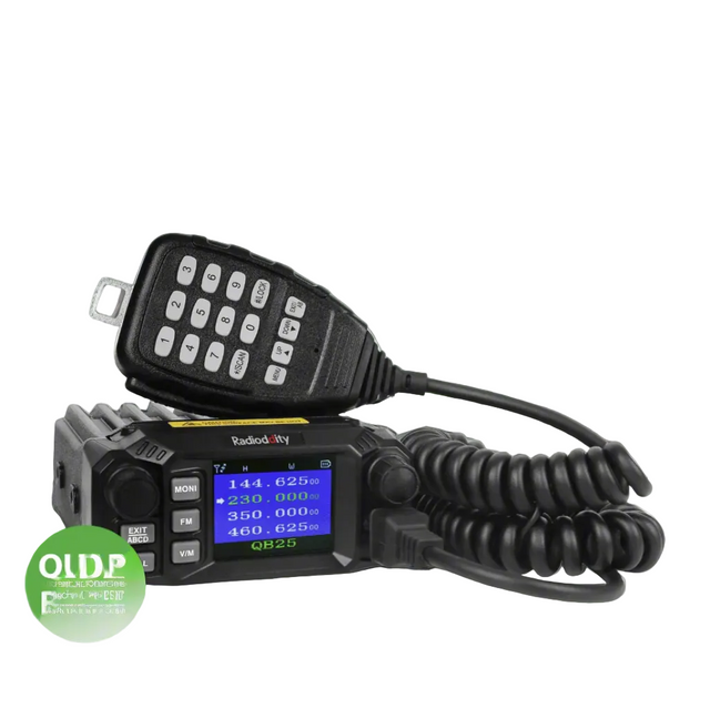 QB25 Pro Quad Band Mini Mobile Radio Radioddity