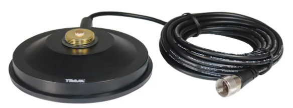 Tram® 5.5" Black NMO Magnet Mount w/ RG58 & PL-259 Connector Tram