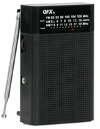 QFX® 3-Band AM/FM/Shortwave Radio – Portable Analog Tuner QFX