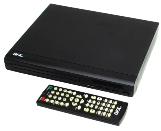 QFX® Standard-Definition DVD/CD Player with USB and FM Radio, VP-109 QFX