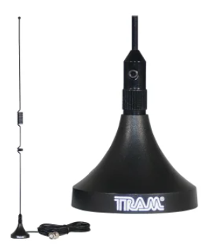 Tram® Scanner Mini-Magnet Antenna – VHF/UHF/800–1300MHz with BNC-Male Connector Tram