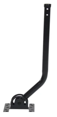 Antennas Direct ClearStream 20-Inch TV Antenna Mast – Pivoting Base, All-Weather Steel (Black) TekShack
