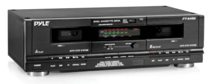Pyle® Dual Cassette Deck PT-649D Pyle
