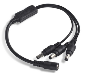 1-to-3 DC Power Splitter Cable – 5.5mm x 2.1mm TekShack