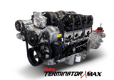 GM LS Compatible 427 c.i. Engine and T56 Manual Transmission - 605 Horsepower - Standard Edition Builder Series - Natural Pulley Kit - Holley Terminator X EFI System