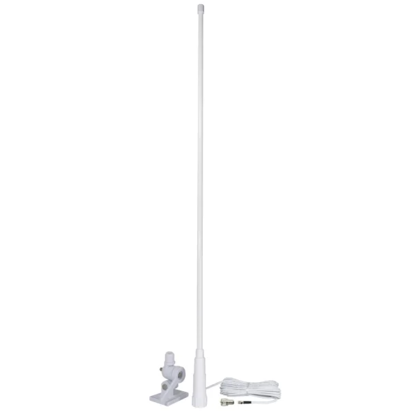 Tram 1607-HC 46" VHF Marine Antenna with 20 ft. Cable & PL-259 Adapter TekShack