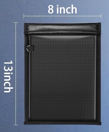 Faraday Bag 7"x10" – Signal Blocking Pouch for Tablets & Large Cell Phones TekShack