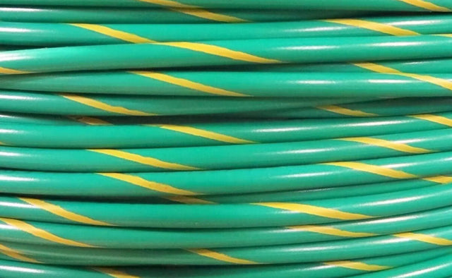 14 GAUGE AWG PRIMARY WIRE COPPER POWER GROUND MTW STRIPE CHOOSE YOUR COLOR AND LENGTH AC/DC WIRE AND SUPPLY