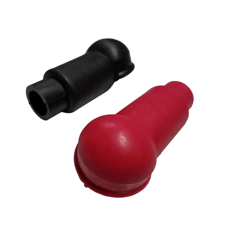 RED + BLK Battery Alternator Starter Terminal Post Stud Boot Cover (A) style AC/DC WIRE AND SUPPLY