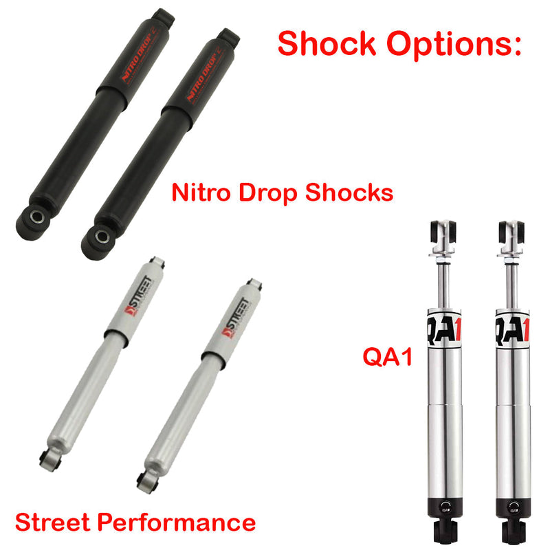 2014-2018 Silverado Sierra 1500 Reklez Shock Relocation Kit w/ Shocks Belltech QA1