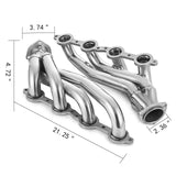 Shorty Exhaust Header for Chevrolet 1967-1979 Camaro & 1968-1972 Chevelle V8