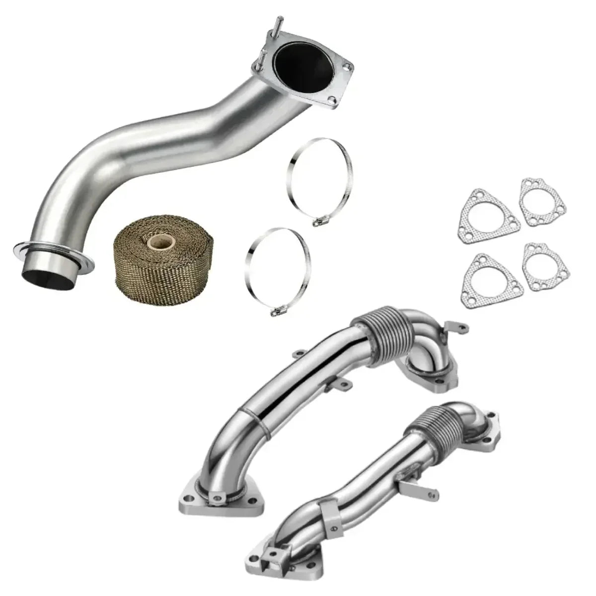 Exhaust Up-Pipe for 2017-2023 L5P 6.6L Duramax Sierra/Silverado 2500 3500 Flashark