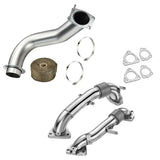 3.5'' Downpipe Exhaust For 2017-2023 Chevy/GMC Silverado/ Sierra L5P Duramax Diesel 6.6L
