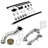 3.5'' Downpipe Exhaust For 2017-2023 Chevy/GMC Silverado/ Sierra L5P Duramax Diesel 6.6L
