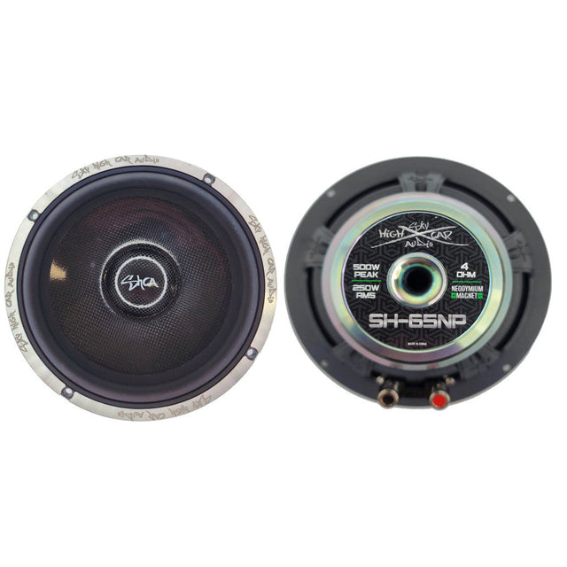 Sky High Car Audio SH-65NP 6.5" 250W RMS Neo Midbass Speaker (Pair) Sky High Car Audio