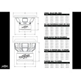 Sky High Car Audio BMX 12" 2500W RMS Subwoofer DVC Sky High Car Audio