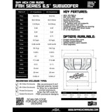 Sky High Car Audio FMX 6.5" 600W RMS Subwoofer Sky High Car Audio
