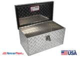 Mini Diamond Plate Toolbox, Pad Lock Latch - RDS