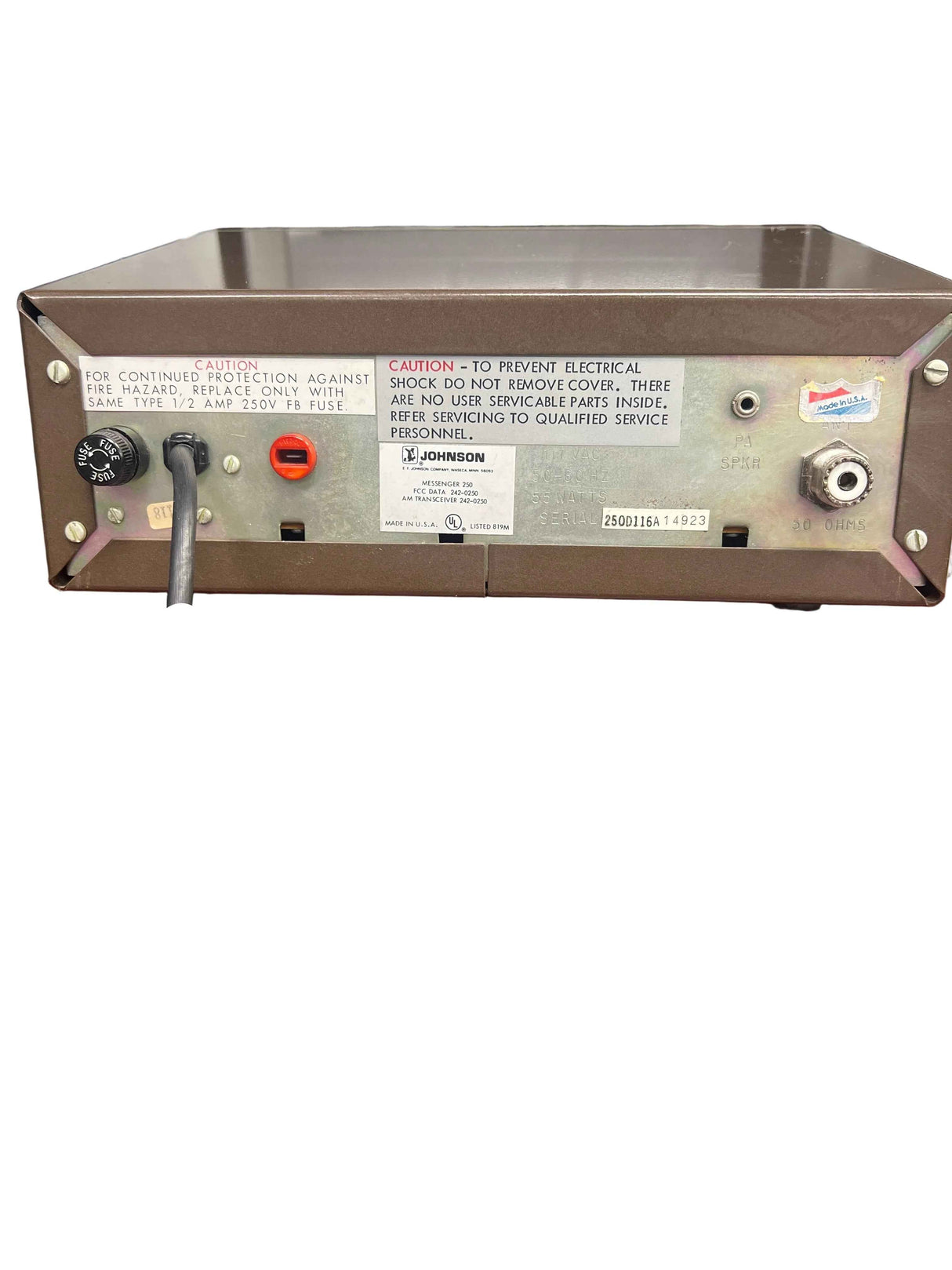 Solid State Messenger 250 Base Radio 50th Anniversary (Pre-Owned) Solid State
