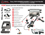 Sony XAV-AX6000 Plug and Play Bundle | '97 - '02 TJ Wrangler