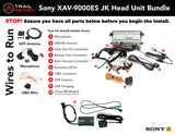 Sony XAV-9000ES Plug and Play Bundle | '07' - '18 JK Wrangler
