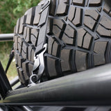 SpeedStrap 2″ HD 3-Point Spare Tire Tie-Down Y-Strap with Flat Snap Hooks Chupacabra Offroad