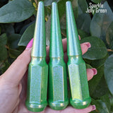 24 Pc 14x1.5 Spike Lug Nuts 4.5" Tall - Powder Coated - Various Colors