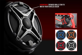 Interchangeable Color Grilles for SSV Works 6.5" Speaker (2 Pairs) SSV Works