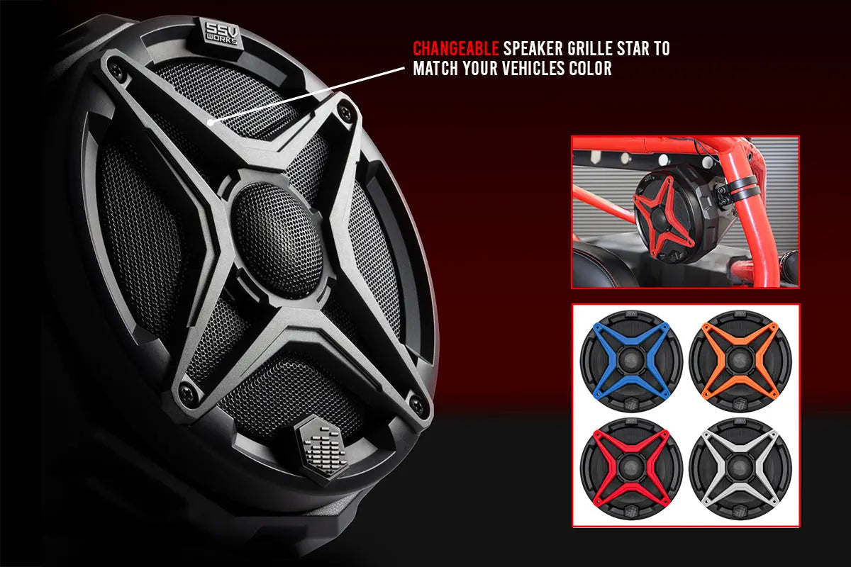 Add-on 6.5in Speaker Pods for SSV Works WP Overhead Series Systems SSV Works