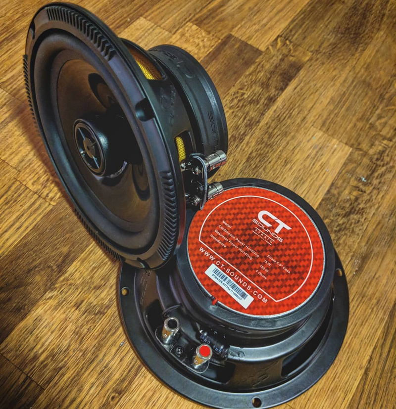 STRATO-6-5-COX // 120 Watts RMS 6.5" Coaxial Car Speakers, Pair CT Sounds