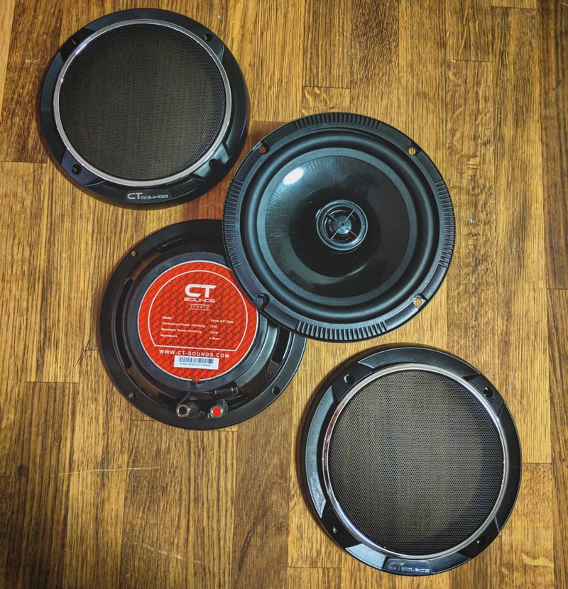 STRATO-6-5-COX // 120 Watts RMS 6.5" Coaxial Car Speakers, Pair CT Sounds