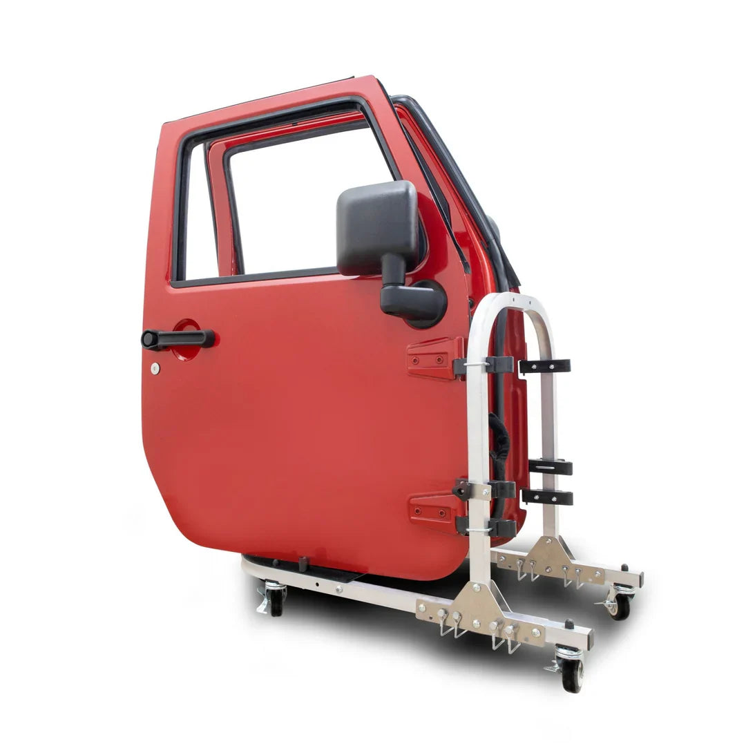 EZ 4X4 Aluminum Folding and Rolling Door Cart (2-Door) | '07-'18 JK/ '18-'23 JL Wrangler