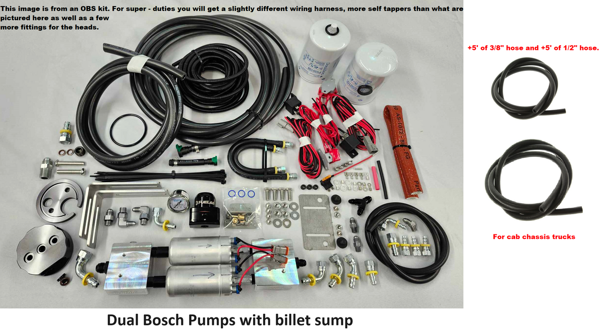 Marty's Diesel Super Duty Dual Bosch Fuel Kit Marty's Diesel