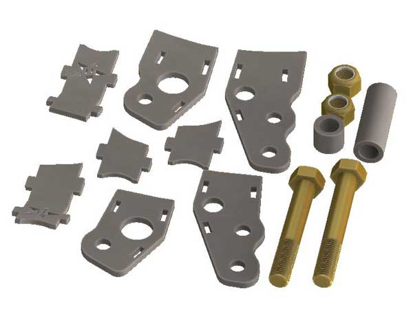 2005-2008 Ford Superduty Dana 60 Weld On Crossover High Steer Arms