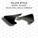 Vinyl Fox Vent Inlay Vinyl Kit | '20- Current Jeep JT Gladiator